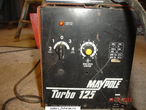 buna ziua

am un aparat de sudura cu argon marca mypole, turbo125. l-am primit de la o persoana care